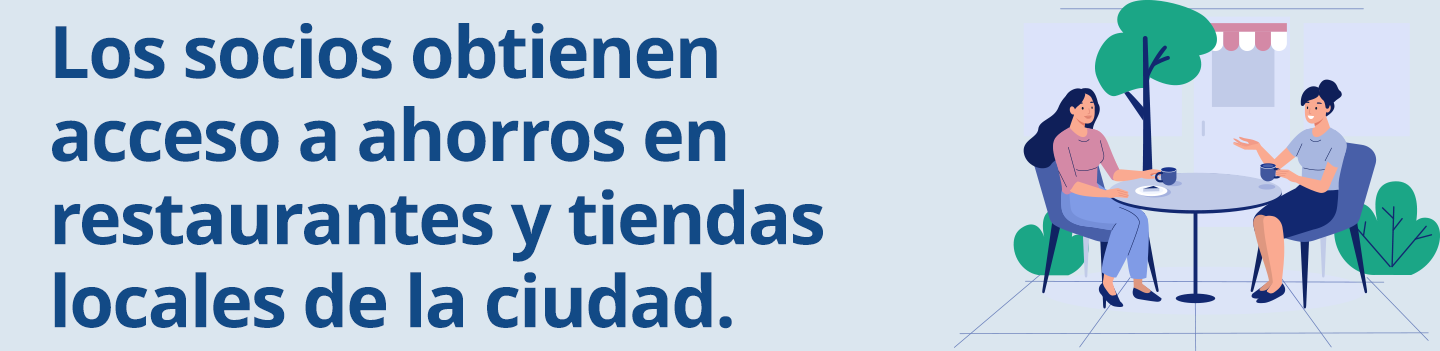 ¡No se pierda las promociones navideñas! 

Únase hoy y reciba acceso a ahorros en comestibles, compras diversas y entrega de alimentos.

